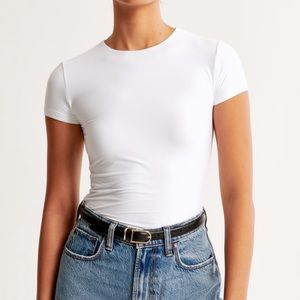 Abercrombie Soft Matte Seamless Tuckable Baby Tee